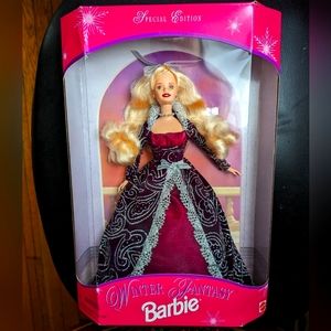 1996 Mattel Winter Fantasy Barbie Special Edition Mattel # 17249 NRFB NEW IN BOX